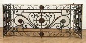 LARGE CAST IRON FRENCH BALCONY