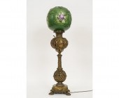 Large cast metal brass colored