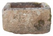 LARGE CAST STONE GARDEN BASINL