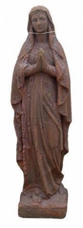LARGE CAST STONE GARDEN FIGURE
