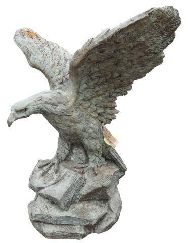 LARGE CAST STONE GARDEN FIGURE,
