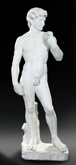 Large Cast-Stone Garden Figure of