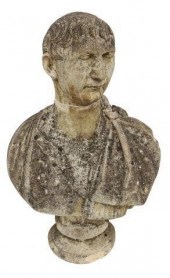 LARGE CAST STONE GARDEN STATUE