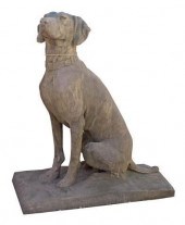 LARGE CAST STONE GARDEN STATUE
