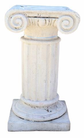 LARGE CAST STONE IONIC FLUTED