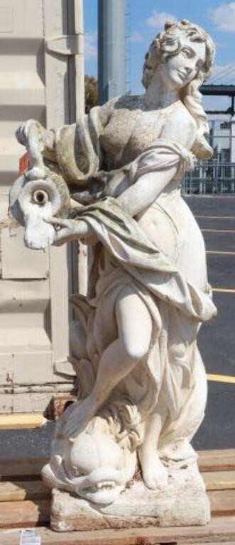LARGE CAST STONE SCULPTURAL