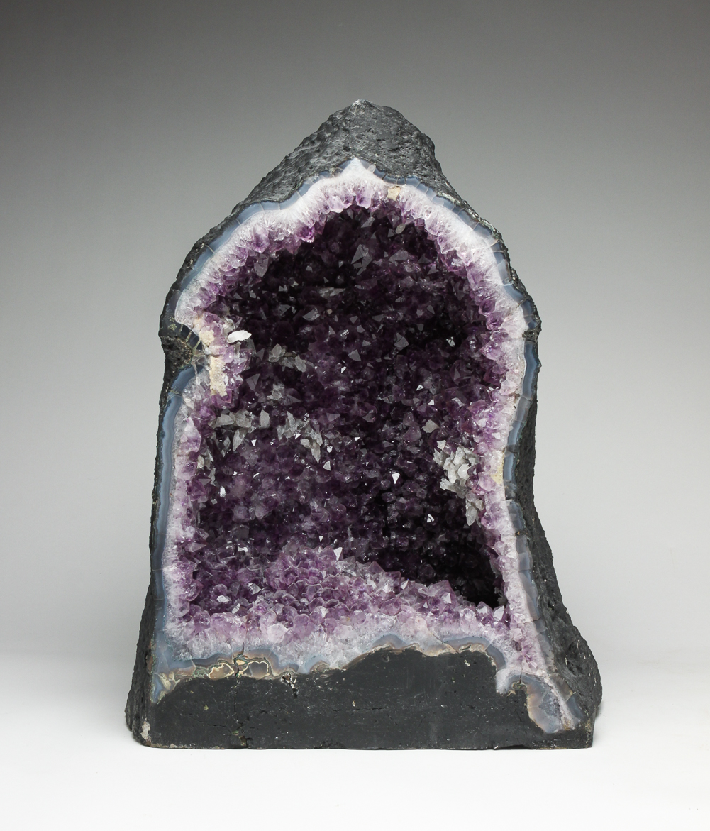 LARGE CATHEDRAL AMETHYST GEODE.
