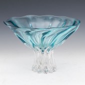 LARGE CERULEAN AND CLEAR ART G