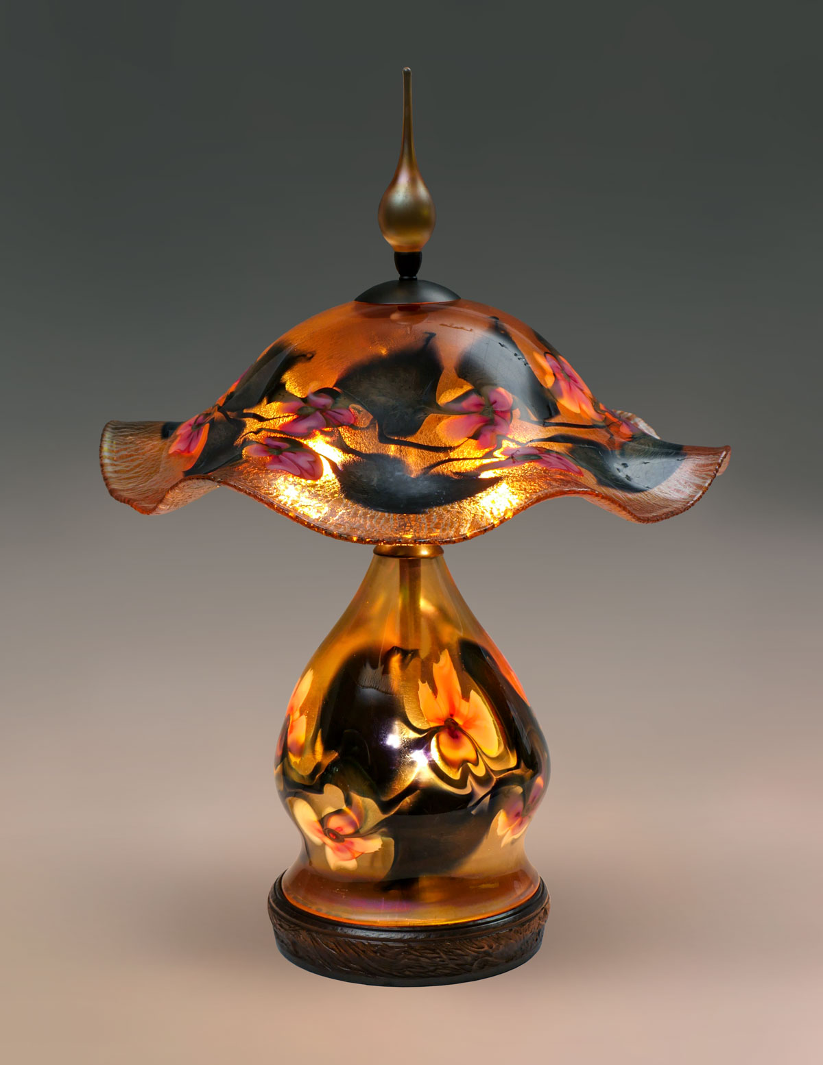 LARGE CHARLES LOTTON IRIDESCENT