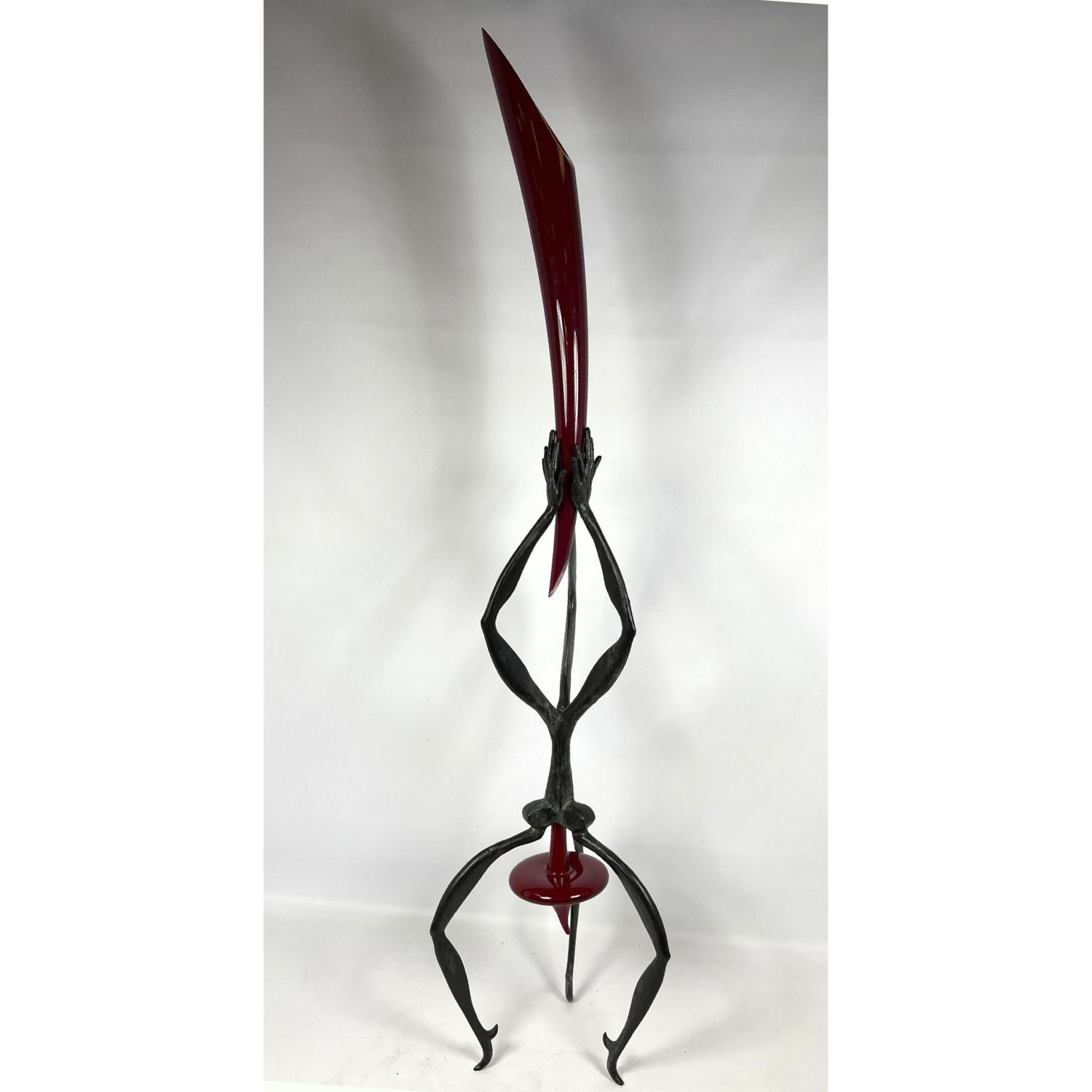 Large Charles Paul Savoie ART glass