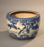 LARGE CHINESE 19TH/20TH C. BLU