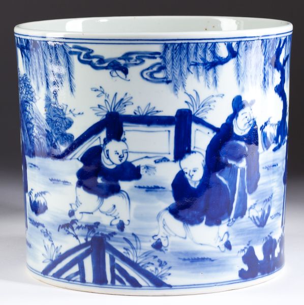 Large Chinese Blue and White