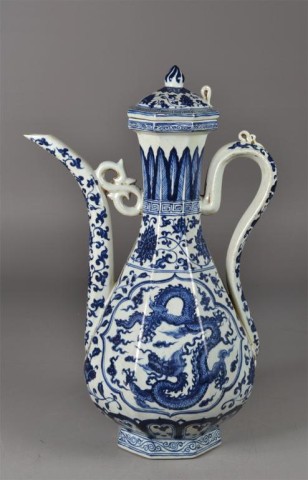 Large Chinese Blue and White