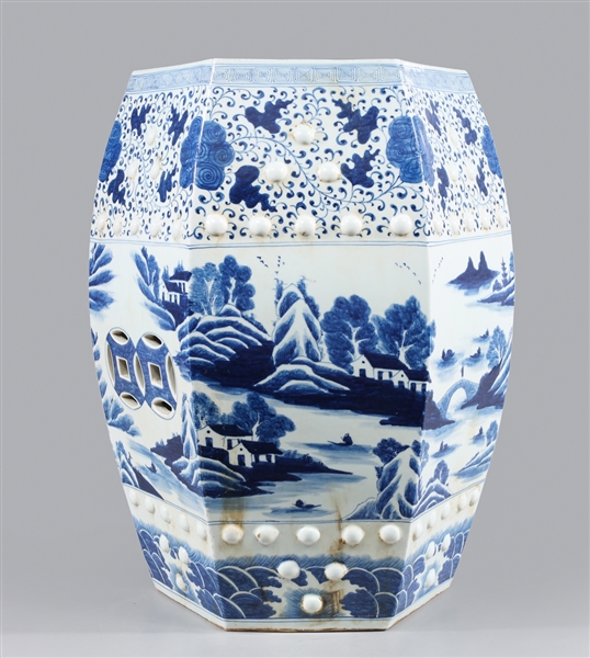 Large Chinese blue and white