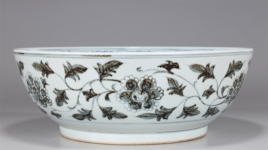 Large Chinese blue and white