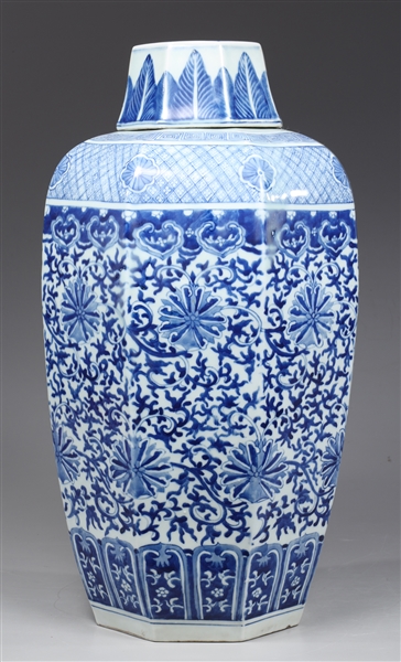 Large Chinese blue and white