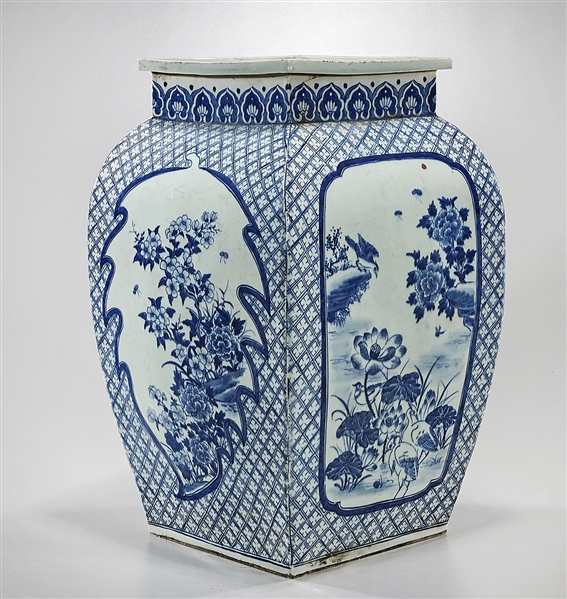 Large Chinese blue and white