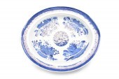 LARGE CHINESE BLUE AND WHITE F