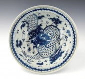 LARGE CHINESE BLUE & WHITE 'DR