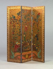Large Chinese Carved, Polychro