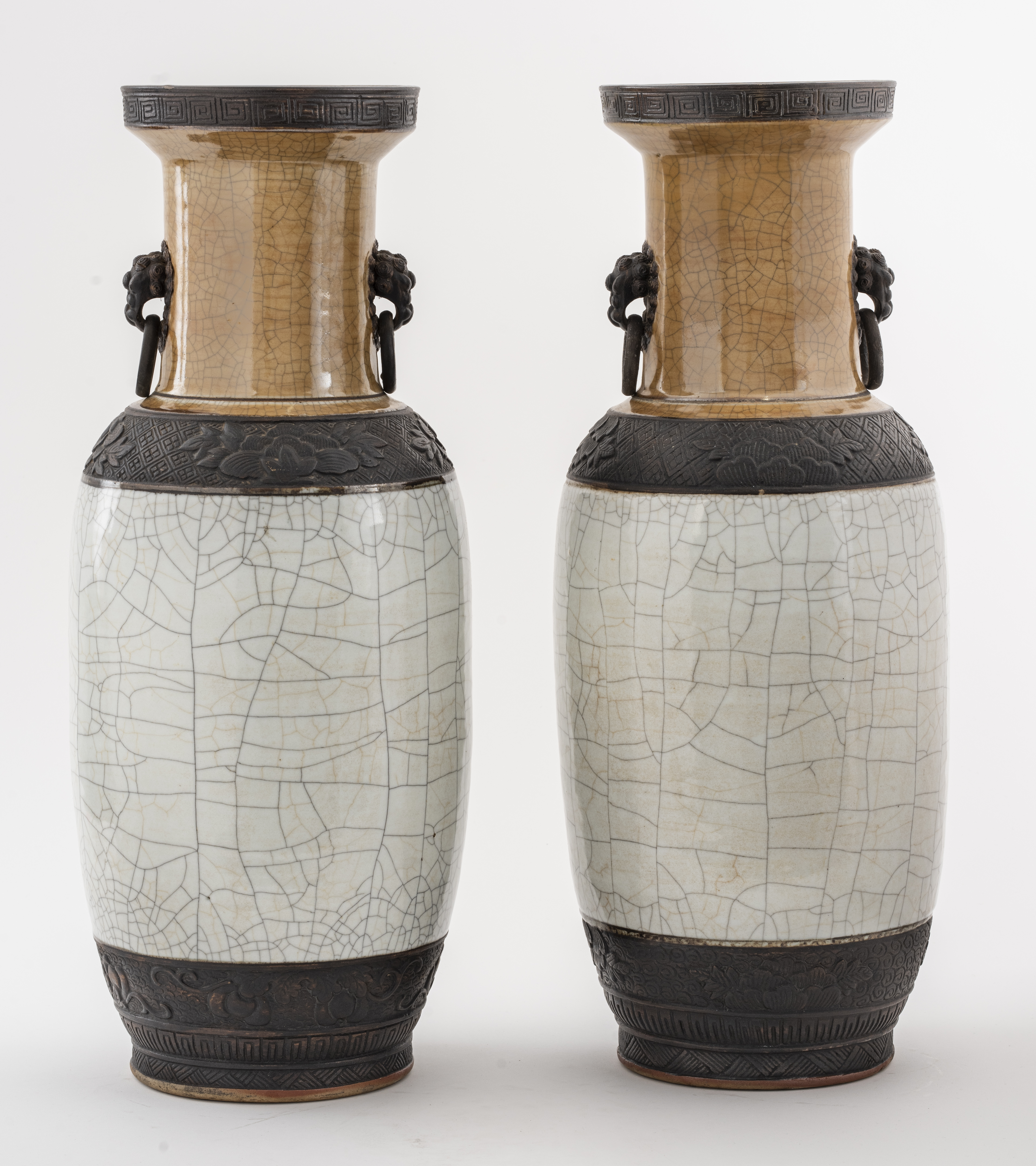 LARGE CHINESE CARVED PORCELAIN