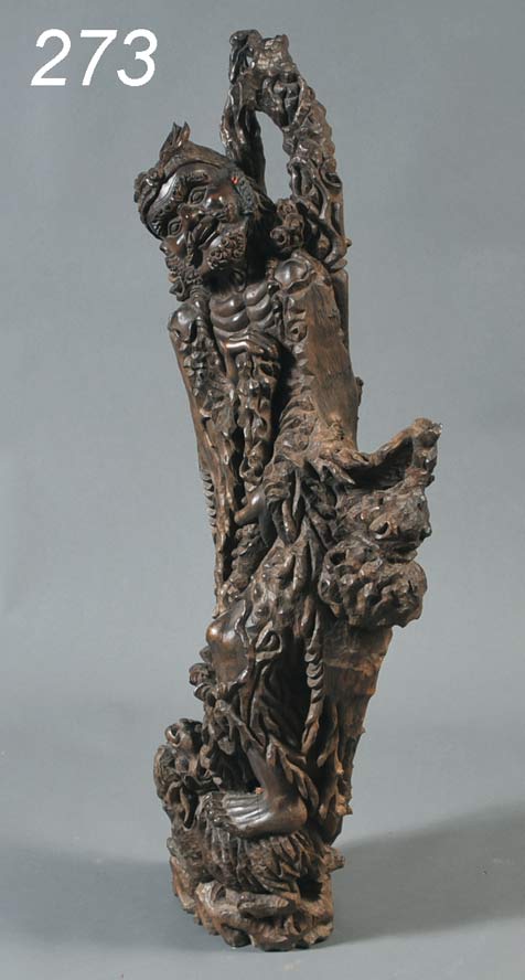 Large Chinese Carving of an