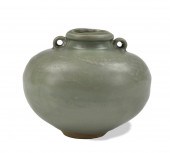 LARGE CHINESE CELADON "DRAGON"