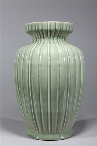 Large Chinese celadon glazed