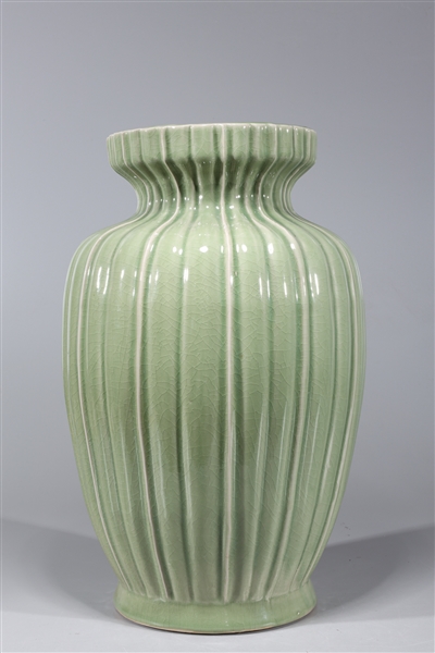 Large Chinese celadon glazed