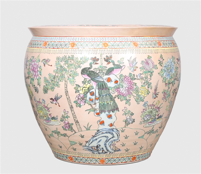 Large Chinese cermaic famille