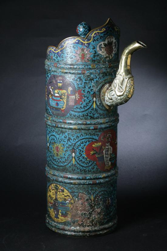 LARGE CHINESE CLOISONN? ENAMEL EWER