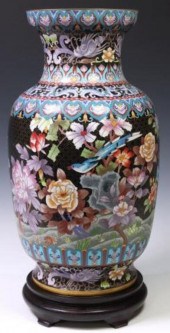 LARGE CHINESE CLOISONNE ENAMEL