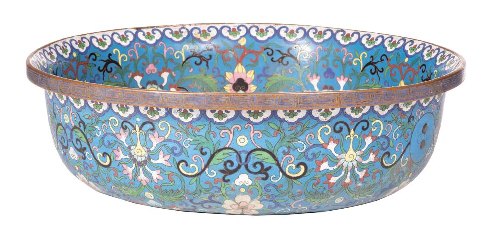 LARGE CHINESE CLOISONNE ENAMEL