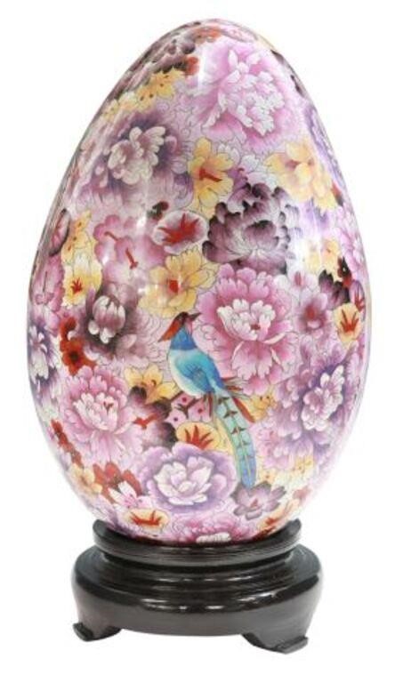 LARGE CHINESE CLOISONNE ENAMEL