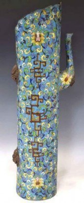 LARGE CHINESE CLOISONNE ENAMEL