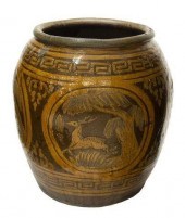 LARGE CHINESE EARTHENWARE PLAN