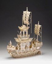 Large Chinese elephant ivory a
