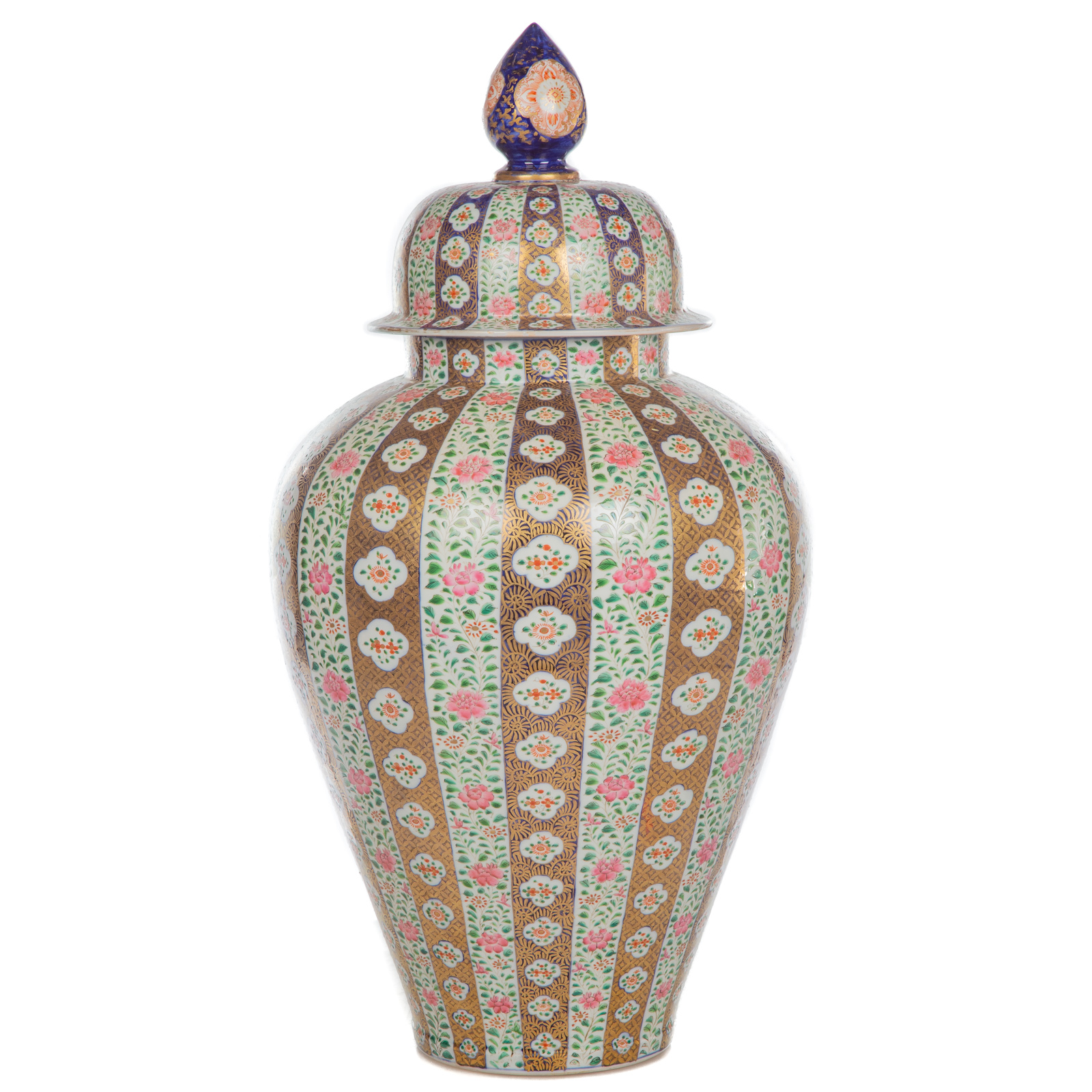 LARGE CHINESE EXPORT BENCHARONG JAR