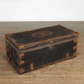 LARGE CHINESE EXPORT LEATHER,