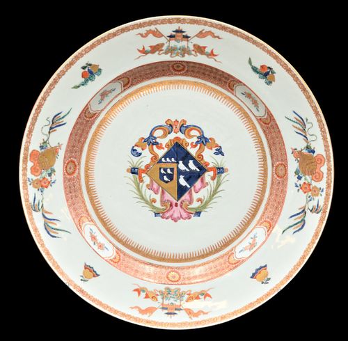 LARGE CHINESE EXPORT PORCELAIN