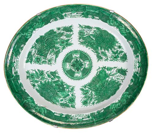 LARGE CHINESE EXPORT PORCELAIN