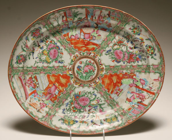Large Chinese Export Rose Medallion