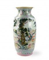 LARGE CHINESE FAMILLE ENAMEL L