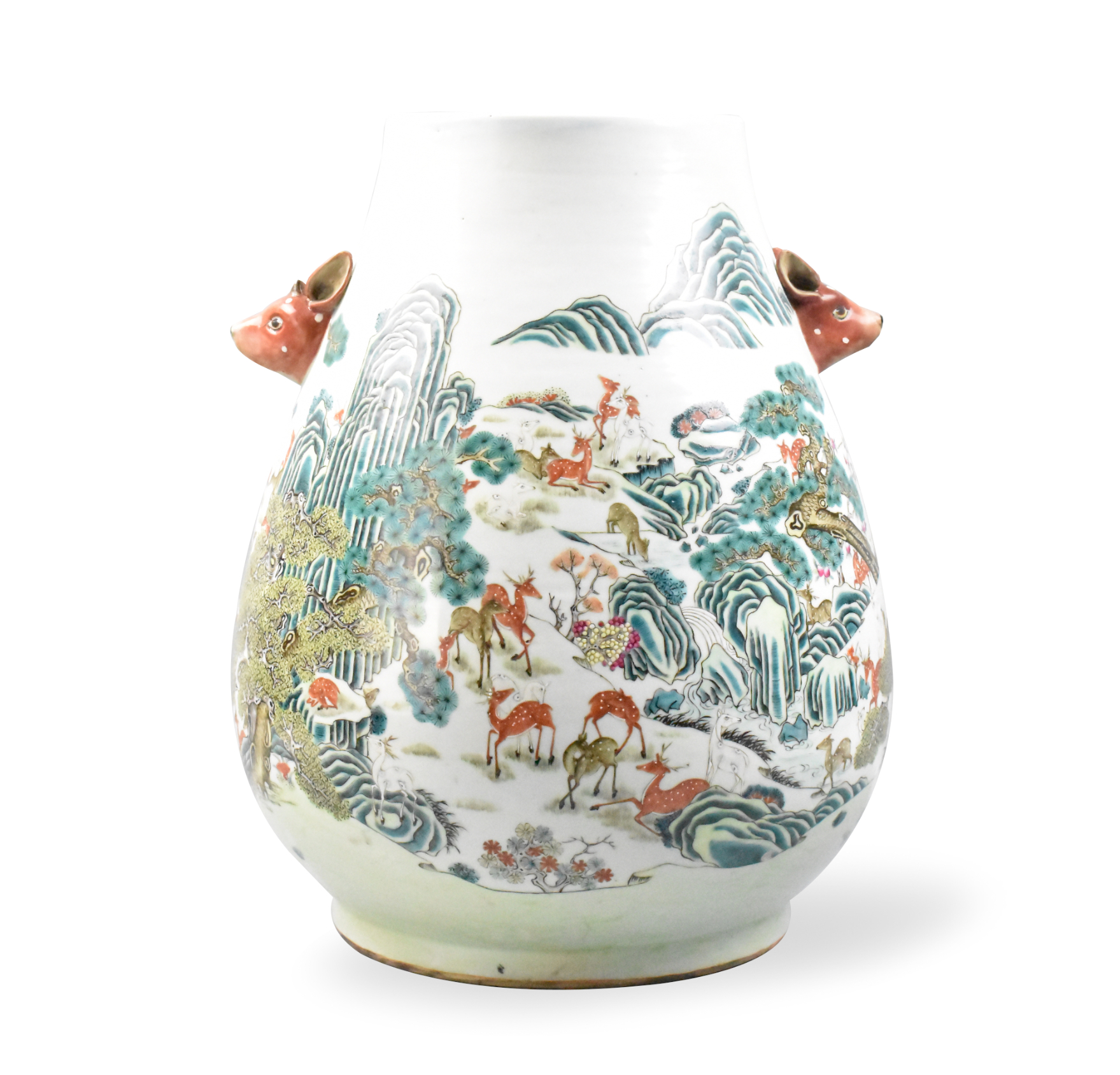 LARGE CHINESE FAMILLE ROSE