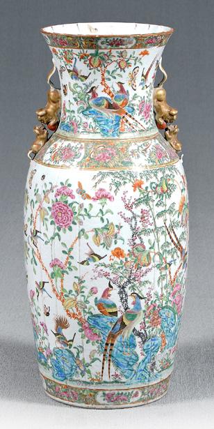 Large Chinese famille rose vase,