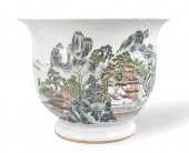 LARGE CHINESE FAMILLE ROSE"LAN