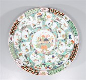 Large Chinese Famille Verte en