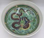 LARGE CHINESE FAMILLE VERTE TA