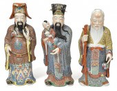 LARGE CHINESE FIGURES OF GOOD