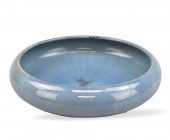 LARGE CHINESE FLAMBE GLAZED TR